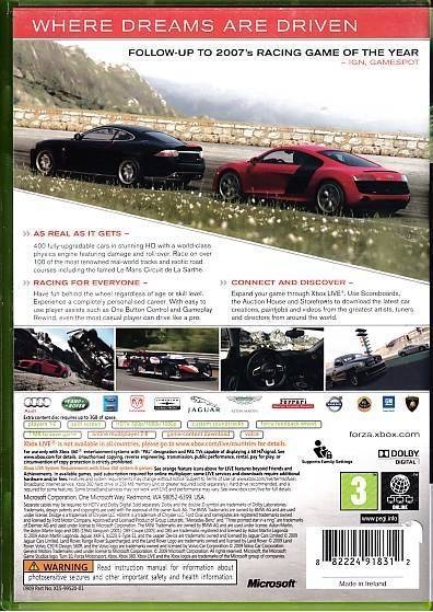 Forza Motorsport 3 - XBOX 360 (B Grade) (Genbrug)